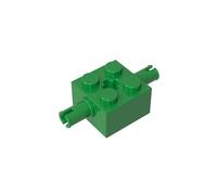 Gobricks Technology Brick Brick Special 2x2 with 2 Pins and Axle Hole 30000 65514 4211752 GDS-954 50PCS Compatible with Lego Classic Bulk Toy MOC Color:Green 040
