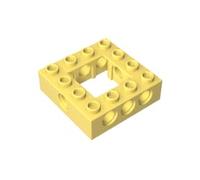 Gobricks Technology Brick Technic Brick 4x4 Open Center 32324 4211640 GDS-971 10PCS Compatible with Lego Classic Bulk Toy MOC Color:Bright Light Yellow 033