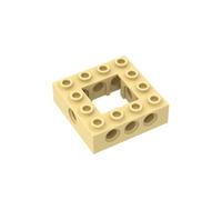 Gobricks Technology Brick Technic Brick 4x4 Open Center 32324 4211640 GDS-971 10PCS Compatible with Lego Classic Bulk Toy MOC Color:Light Yellow 19