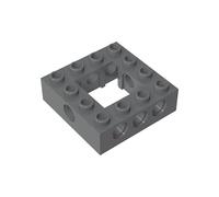 Gobricks Technology Brick Technic Brick 4x4 Open Center 32324 4211640 GDS-971 10Pieces Compatible with Lego Classic Bulk Toy MOC Color:Dark Bluish Gray