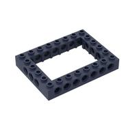 Gobricks Technology Brick Technic Brick 6x8 with Open Center 4x6 32532 4188143 GDS-974 10PCS Compatible with Lego Classic Bulk Toy MOC Color:Dark Blue 140
