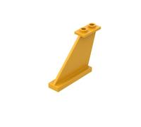Gobricks Transportation 1X4X3 Aircraft Tail 10PCS Compatible with Lego GDS-90001 2340 Classic Bulk Toy MOC Color:Bright Light Orange 191