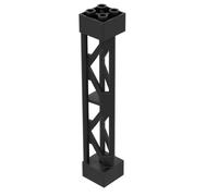 Gobricks Transportation Pillar Support 10PCS Compatible with Lego GDS-M217 58827 Classic Bulk Toy MOC Color:Black 26