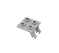 Gobricks Wheel 2X 2 with Wheel clamp 20PCS Compatible with Lego 2415 GDS-2197 Classic Bulk Toy MOC Color:Light Bluish Gray 194