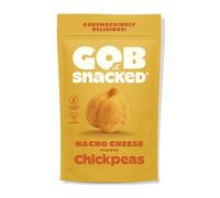 Gobsnacked Vegan Nacho Cheese Chickpeas. Plant Based Protein - Gluten Free - Vegan - Healthy Alternative for Crisps, Pretzels & Popcorn - Perfect for Sharing (6x100g).