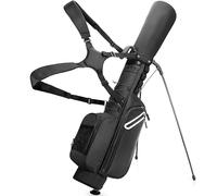 GOBUROS Golf Stand Bag Fit Up to 7 Clubs, Compact Design for Par 3 Courses and Driving Range, Lightweight Pitch and Putt Golf Bag, with Padded Ergonomic Double Straps, Rain Cover, Accessory Pockets