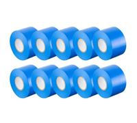 Gocableties Blue Wide Electrical Tape, 50mm x 33m, 2" Strong Self-Adhesive PVC Insulation Tape for Insulating, Repairing and Protecting Electrical Wires, 12 Rolls