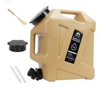 GoCampDirect Camping Water Jug - 3.2 Gallan Water Container with Spigot | Portable Water Tank for Outdoor Hiking Picnic Supplies - Sand