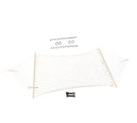 GOCAN Mesh Hammock,Cotton Rope hammocks with Chains Hooks Tree Straps fit Stands from 9' to 15' for Outside Indoor Patio Yard