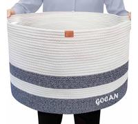 GOCAN XXXL Large rope laundry basket gift baskets empty D55XH35cm storage basket hamper baskets with Handles For towel storage wash basket collapsible laundry baskets