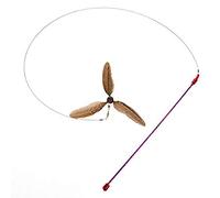 GoCat Da Purr-Peller Cat Toy, A Feather Propeller That Spins as it is Guided Through The Air