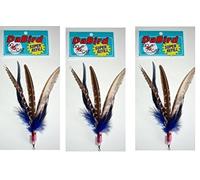 GoCat DaBird SUPER Feather Refill, Assorted Colors, Pack of 3