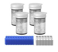 GoChek Diabetes Test Strips x 100 & Diabetes Lancets x 100, No Code Blood Glucose Test Strips, Blood Suger Test Strips for UK Diabetics (GoChek Only)