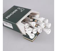 GOCHSS Golf Tees 20pcs 83mm(3.25") White Color Premium Bamboo Golf Tees.