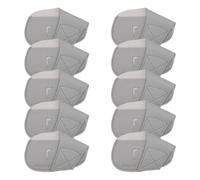 GOCHSS I Golf Iron Headcovers 10pcs PU Fit Both Right-Handed Clubs Golf Club Protector for Titleist Callaway Ping Taylormade Fit More Brands Golf Iron. (Light Gray)