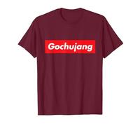 Gochujang Korean Hot Spicy Sauce Fan Lover Funny Tshirt T-Shirt, Men, Burgundy, Small