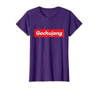 Gochujang Korean Hot Spicy Sauce Fan Lover Funny Tshirt T-Shirt, Women, Purple, X-Small