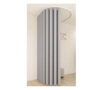 GOCHUSX Clothing Store Fitting Room, Wall-Mounted Changing Room, Privacy Protection Dressing Room For Forboutique Retail Store Kiosk Shop, Easy To Install(Light Gray,280x200cm)