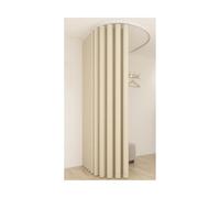 GOCHUSX Clothing Store Fitting Room, Wall-Mounted Changing Room, Privacy Protection Dressing Room For Forboutique Retail Store Kiosk Shop, Easy To Install(Beige,250x200cm)