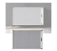 GOCHUSX Concertina Doors Internal, Accordion Folding Door Kits, Closet Multi-Fold Sliding Door, Space-Saving Folding Design for Closet Store Hospital(140x90cm(55x35in))