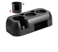 Gocoffun Espresso Tamper Station, Coffee Portafilter Holder, Coffee Tamping Station for 51/54/58mm Portafilters Tamper Espresso Accessories,Espresso Coffee Tool Organizer (Black)