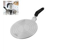 Gocoffun Heat Diffuser Plate,20cm Stainless Steel Gas Stove Diffuser Plate, Cooktop Heat Diffuser Cooking Induction Adapter for Moka Pot, Coffee Cookware (7.9 inch)