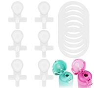 gocola Replacement Leak Stopper Compatible with Thermos Funtainer 16 Oz Stainless Steel Vacuum Insulated Bottle (6+6)