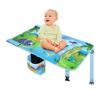 Gocozy Airplane Seat Extender for Kids, Toddler Airplane Bed, Travel Essentials for Kids, Dinosaur