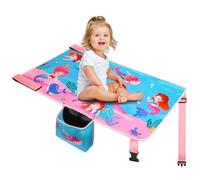 Gocozy Airplane Seat Extender for Kids, Toddler Airplane Bed, Travel Essentials for Kids, Mermaid