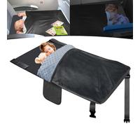 Gocozy Toddler Airplane Bed with Blanket, Airplane Seat Extender for Kids, Travel Essentials for Kids, Grey