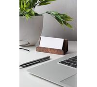 GoCraft Pure Copper Business Card Holder Stand | Fits 20-30 Business Cards | Antique Finish Copper Stand