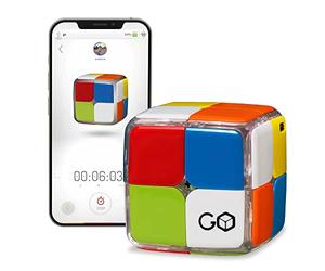 GoCube 2x2 - The First Ever 2x2 Connected Cube That Allows You to Learn How to Solve The Cube! App-Enabled STEM Puzzle That Fits All Ages and Capabilities. Free App.