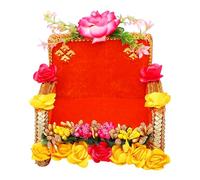 God Aasan Wooden Throne Sofa Chair for Laddu Gopal Ganesha Idols-5"X5"