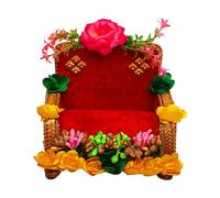 God Aasan Wooden Throne Sofa Chair for Laddu Gopal Ganesha Idols-5"X5"