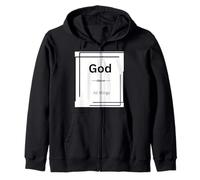 God Above All Things - Inspiring Faith Zip Hoodie
