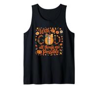 God All Things are Possible Fall Design for Women Tank Top