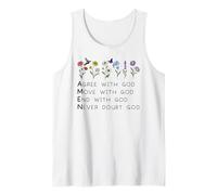 God Amen Agree God Move God with Christian Saying God Quote Tank Top