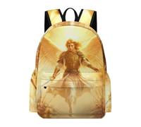 God An-gels Holding Swords Backpack Travel Laptop Backpack Computer Bag Business Work Bag for Men Women