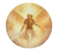 God An-gels Holding Swords Fridge Magnets Refrigerator Magnets 2PCS