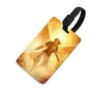 God an-gels Holding Swords Luggage Tags Travel ID Tags Suitcase Tag Name Tag Baggage Identifier Labels