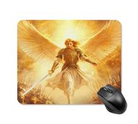 God An-gels Holding Swords Mouse Pad Square Mouse Mat Cute Mousepad