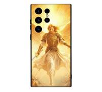 God An-gels Holding Swords Phone Case Compatible with Samsung S23/Plus/Ultra Protective Case Mobile Phone Cover