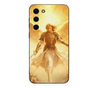 God An-gels Holding Swords Phone Case Compatible with Samsung S23/Plus/Ultra Protective Case Mobile Phone Cover