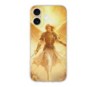 God An-gels Holding Swords Phone Case Shockproof Protective Case Phone Shell Cover Compatible with iPhone 17/Air/Pro/Pro Max