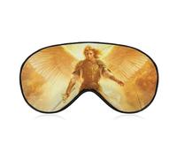 God an-gels Holding Swords Sleep Mask Adjustable Eye Mask Blindfold Eye Cover Sleeping Mask for Home Travel