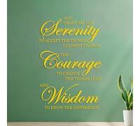 God Bible Verses Religious Revelation Biblical Proverbs Fine Carving Stickers Multi Color Selection 35x51.7cm Yellow