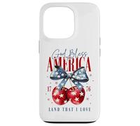 God Bless America 1776 Land That I Love Backprint Case for iPhone 13 Pro