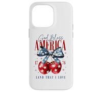 God Bless America 1776 Land That I Love Backprint Case for iPhone 14 Pro Max