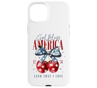 God Bless America 1776 Land That I Love Backprint Case for iPhone 15 Plus