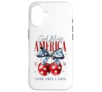 God Bless America 1776 Land That I Love Backprint Case for iPhone 16